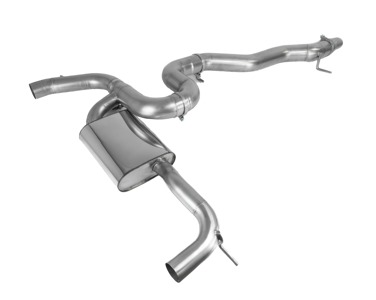 EGO-X Abgasanlage 3,5" VW Golf 8 R 320PS