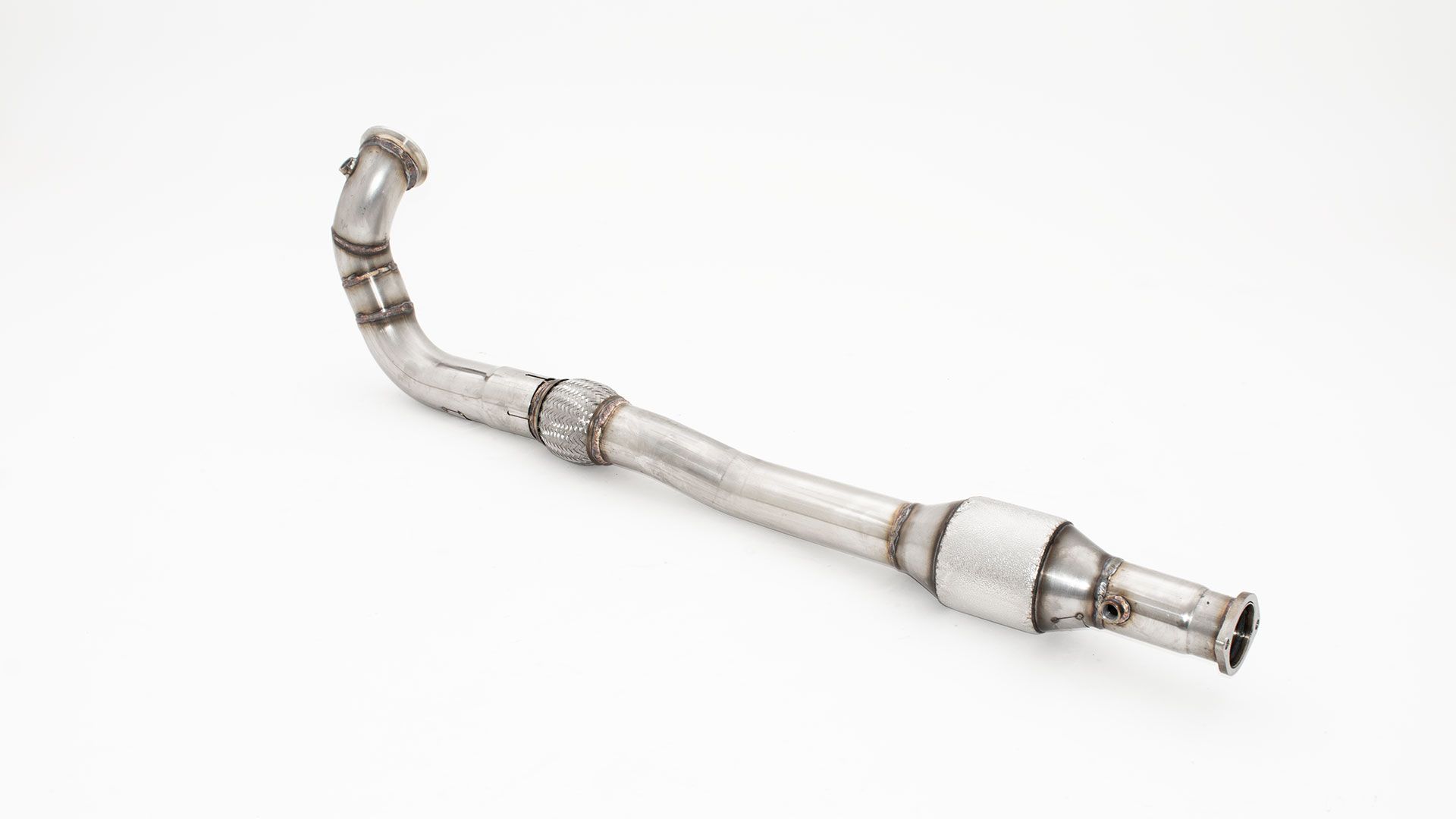 Friedrich Motorsport 76mm Downpipe mit 200 Zellen Sport-Kat. Edelstahl 
