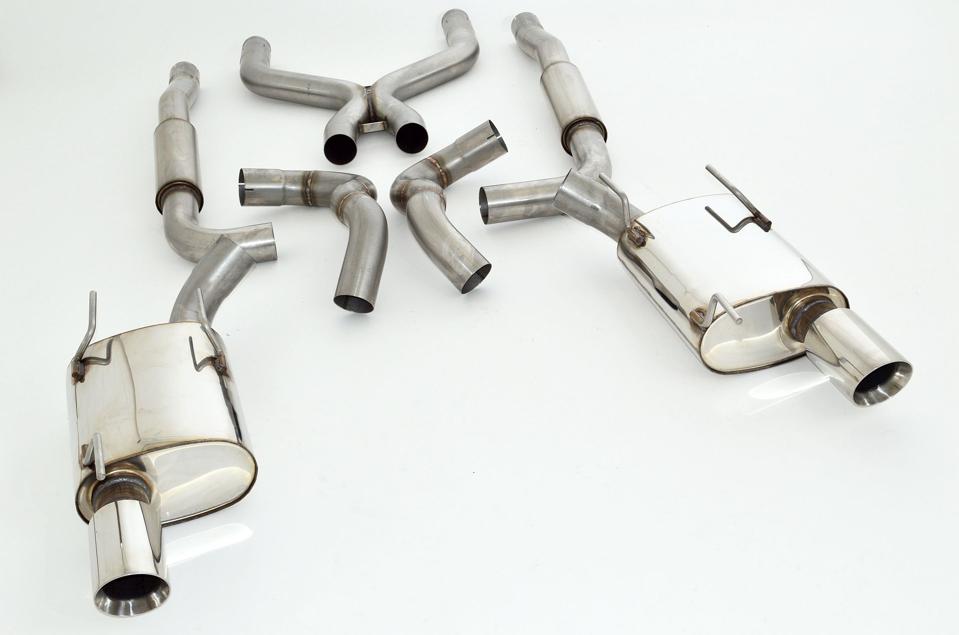 Friedrich Motorsport 76mm Duplex-Anlage Ford Mustang 5 Facelift (S197) 