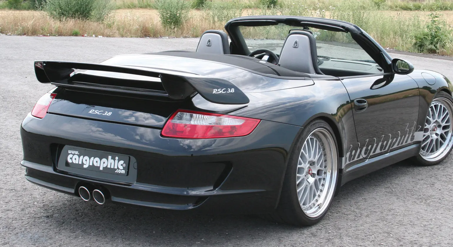 CARGRAPHIC Sportauspuff GT3 Look für Porsche 997.1 Details