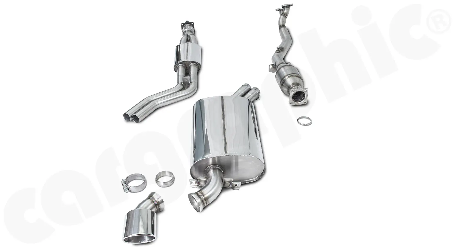 CARGRAPHIC N-GT Abgasanlage für Porsche 968 Tuning