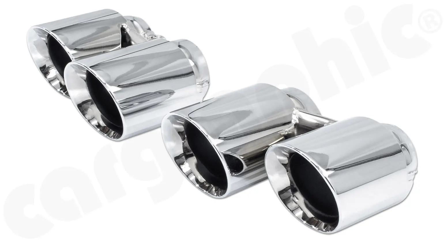 CARGRAPHIC Sport Endrohre für Porsche 997 991 Foto