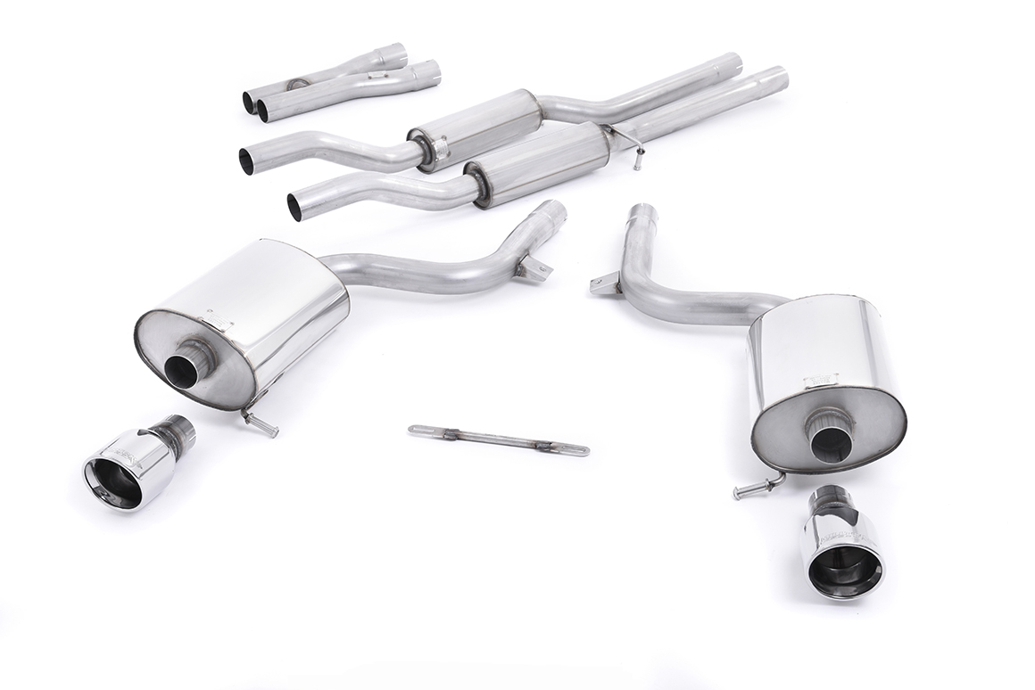 Milltek Komplettanlage (resonated) für Audi S4 B6 / 3.0 V6