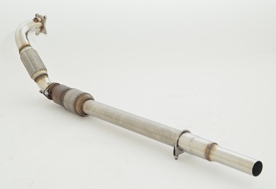Friedrich Motorsport 76mm Downpipe mit 200 Zellen HJS Sport-Kat. Edelstahl