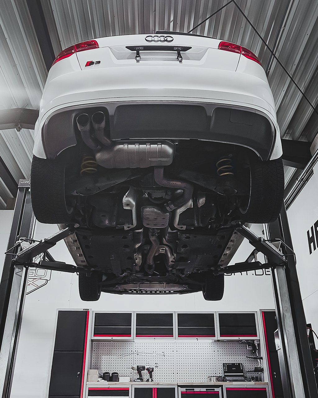 Bull-X ECE Abgasanlage 3in Audi S3 8P quattro Bild