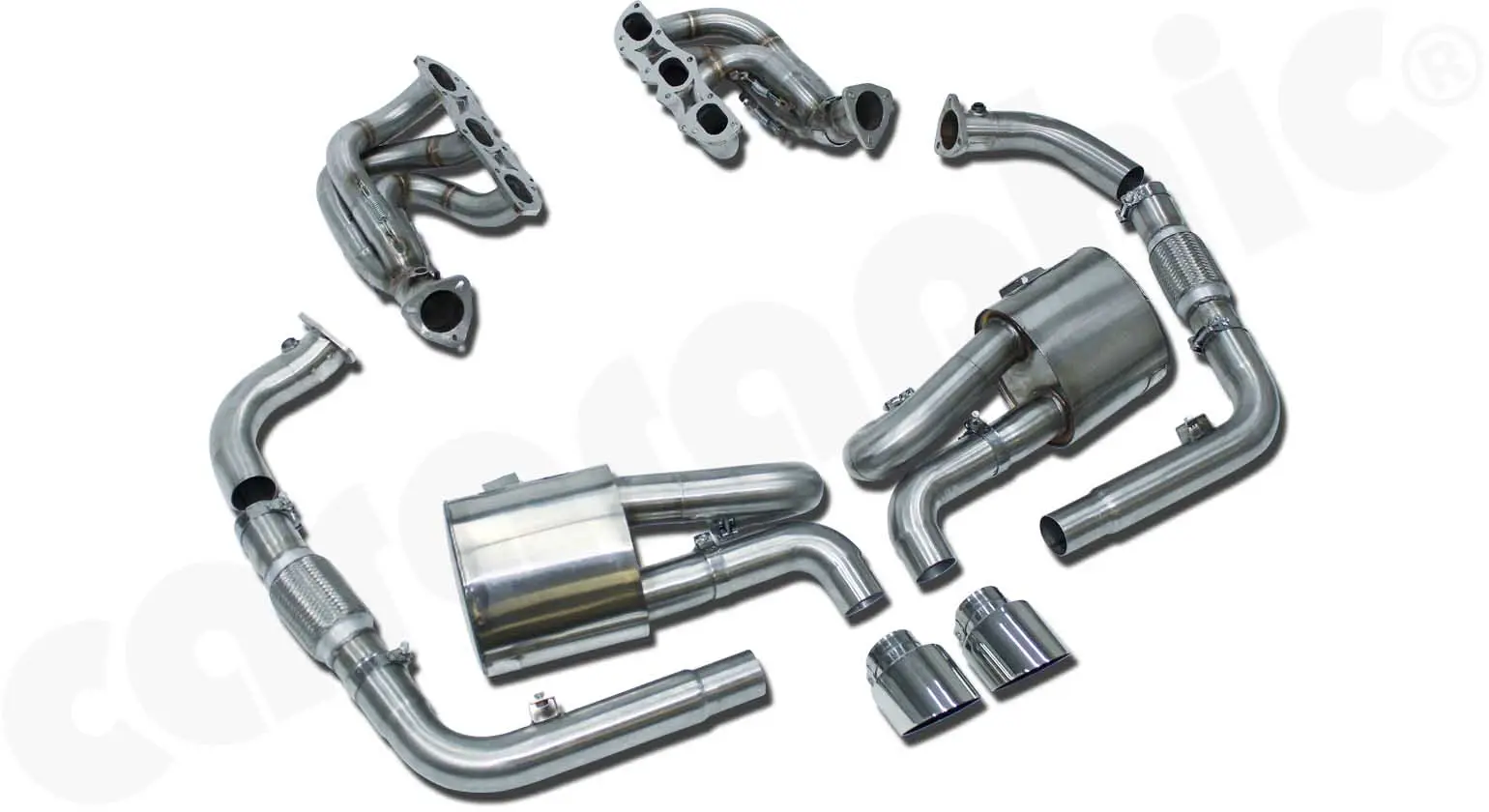 CARGRAPHIC Rennabgasanlage für Porsche 987.2 Foto