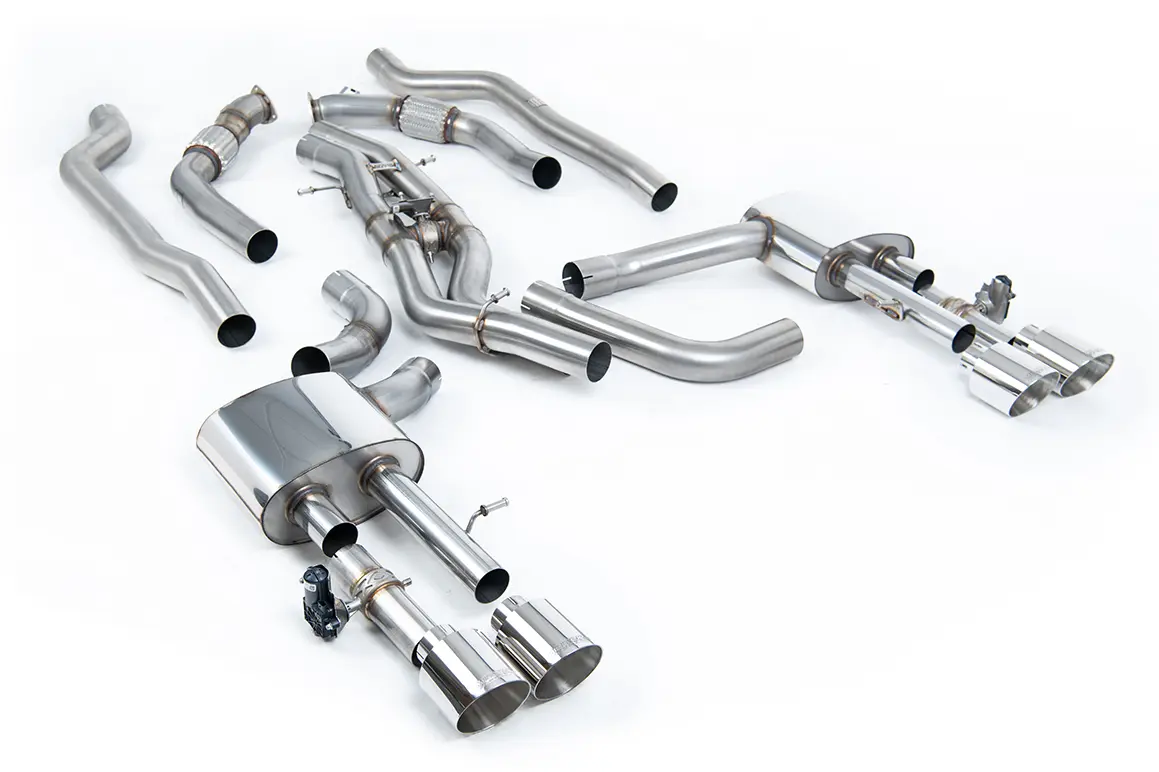 Milltek Komplettanlage (non-resonated) für Audi S8 D5 mit und ohne OPF