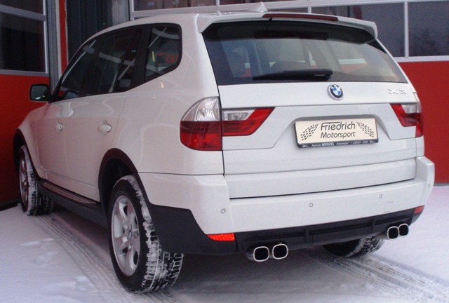 Friedrich Motorsport Duplex Sportendschalldämpfer BMW X3 E83 