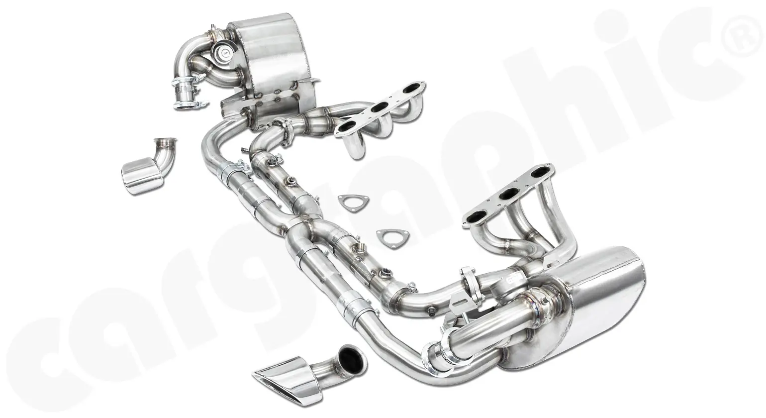 CARGRAPHIC Sportauspuff für Porsche 996 3,4l Carrera Bild