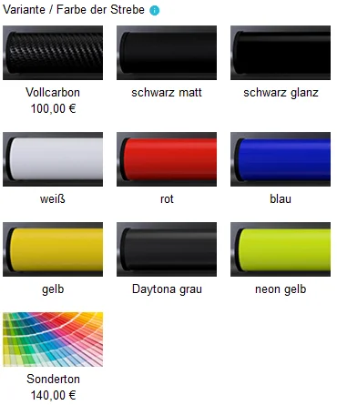 Clubsport Set Strebe mit Netz Polo 6C/6R TuningBild