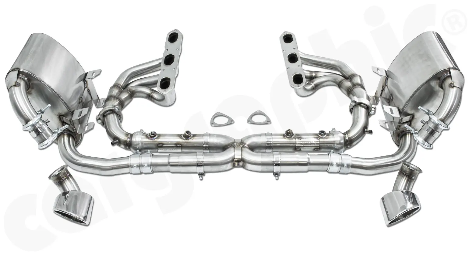 CARGRAPHIC Sportabgasanlage für Porsche 996 3.4l 