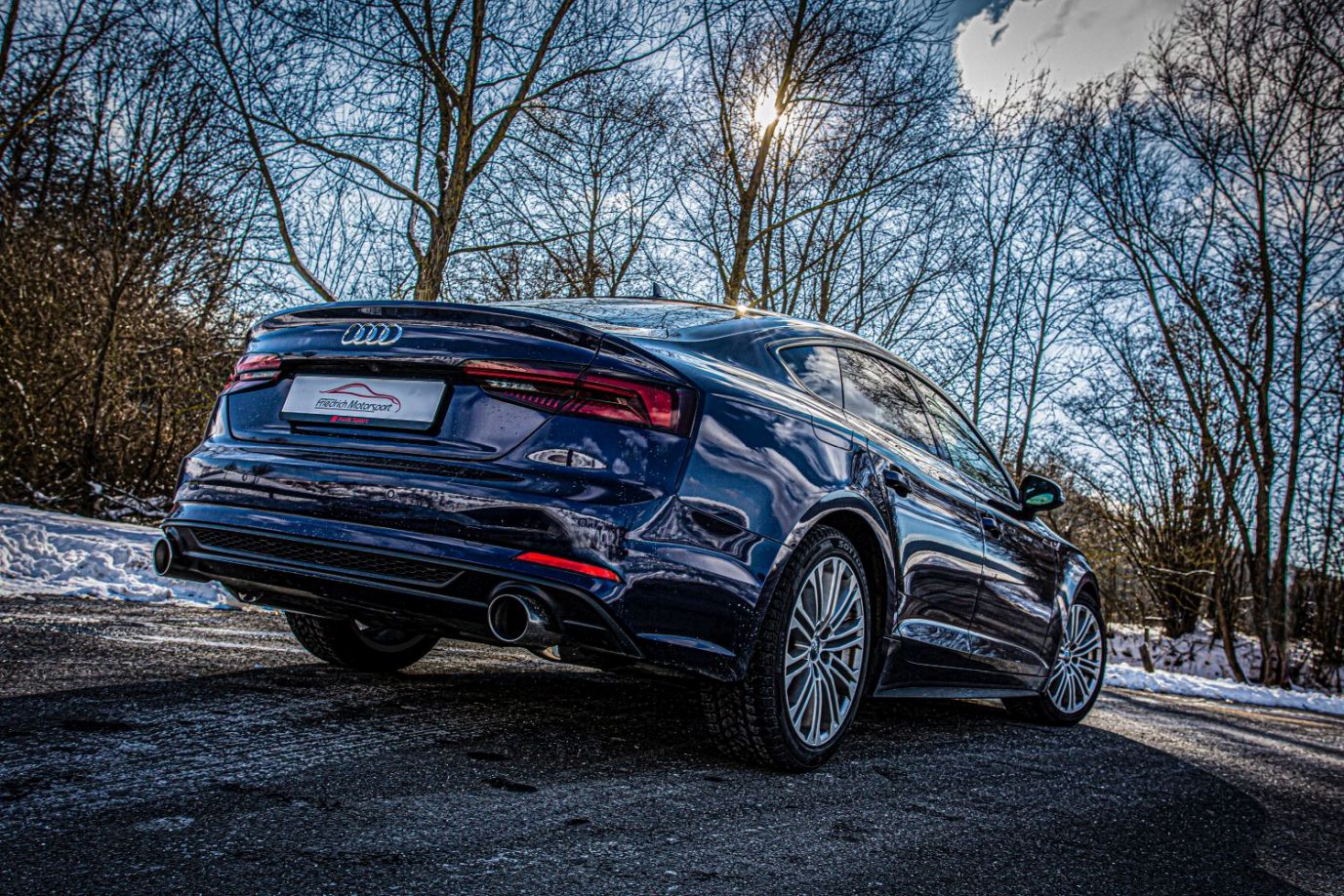 Friedrich Motorsport 76mm Duplex-Sportendschalldämpfer Audi A5 B9 (F5/B8) Sportback