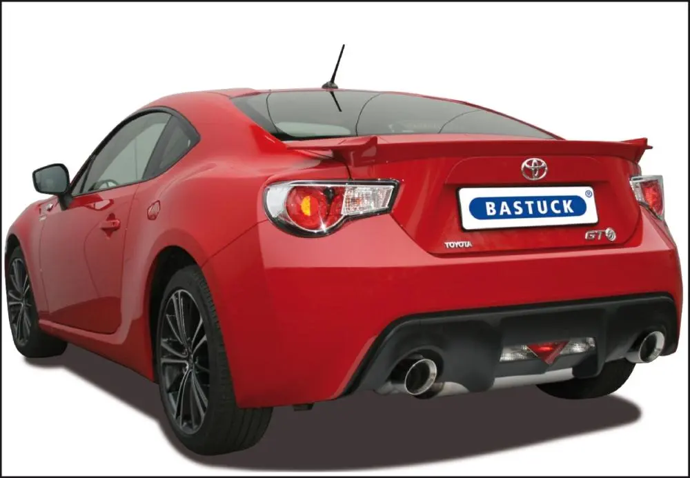 Bastuck Sportauspuff Subaru BRZ 2x 1x100mm Race-Look Foto