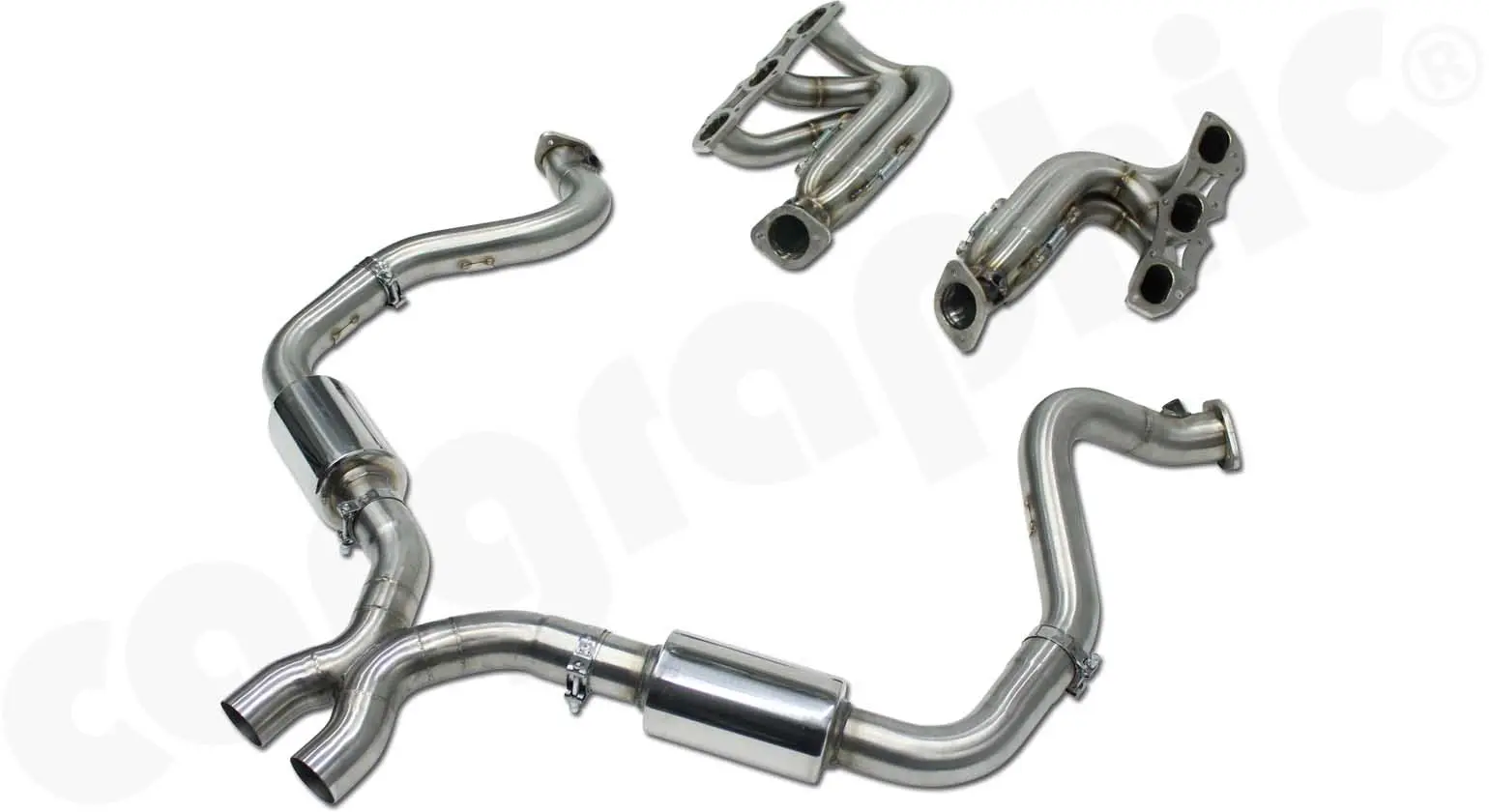 CARGRAPHIC Motorsport Abgasanlage für Porsche 981 Foto