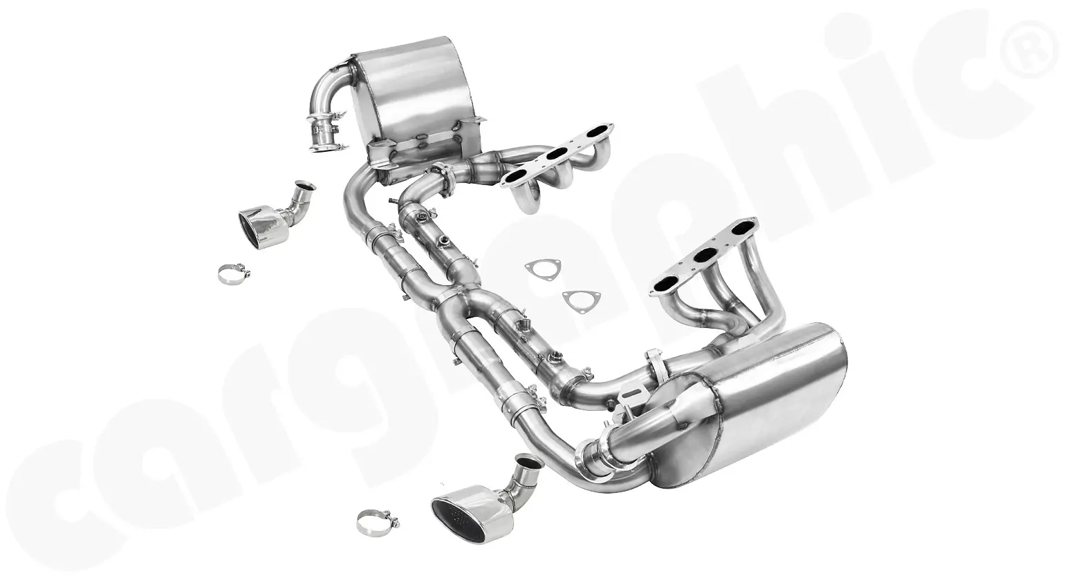 CARGRAPHIC Sportauspuff für Porsche 996 Carrera Bild