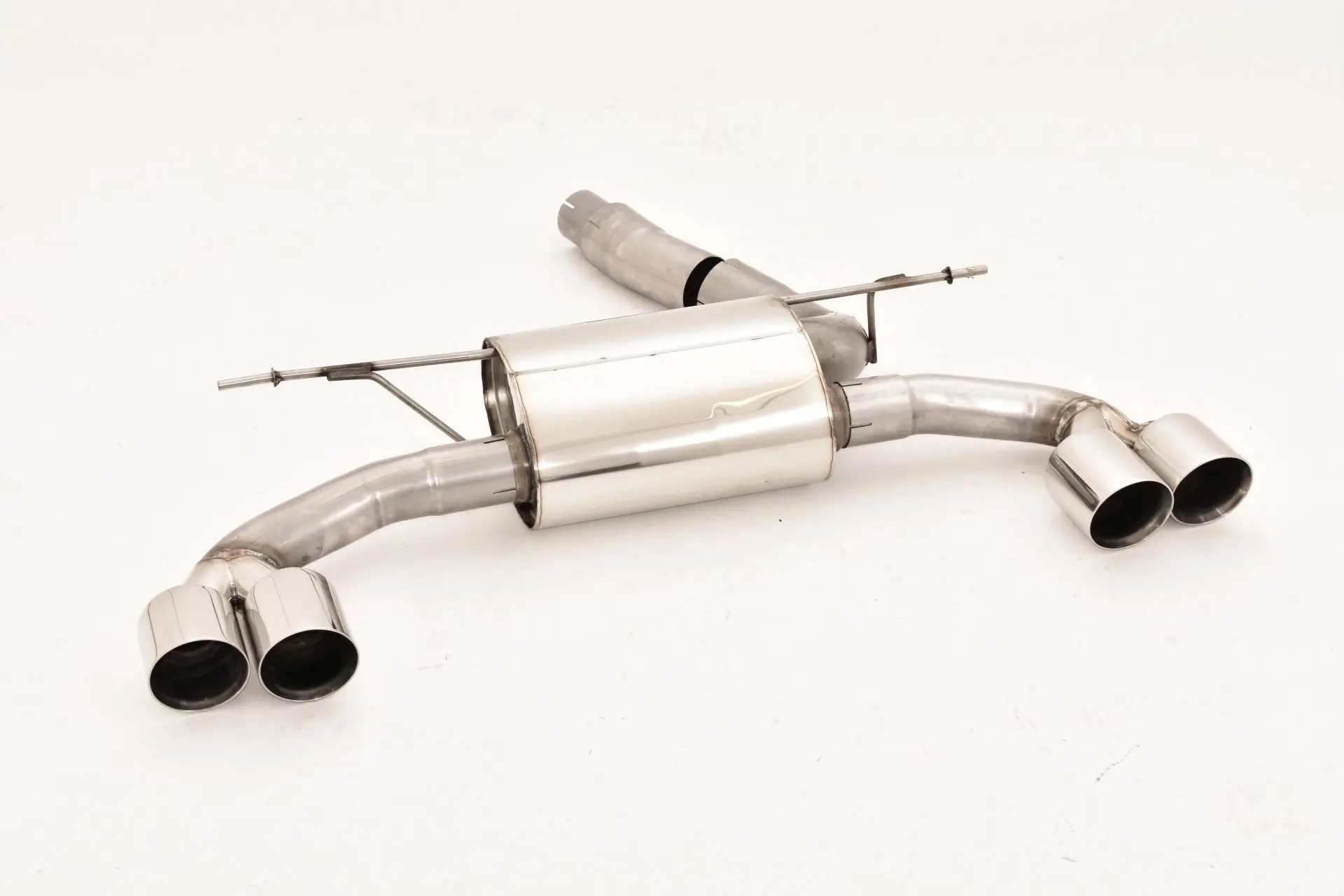 Friedrich Motorsport 76mm Duplex-Sportendschalldämpfer Edelstahl