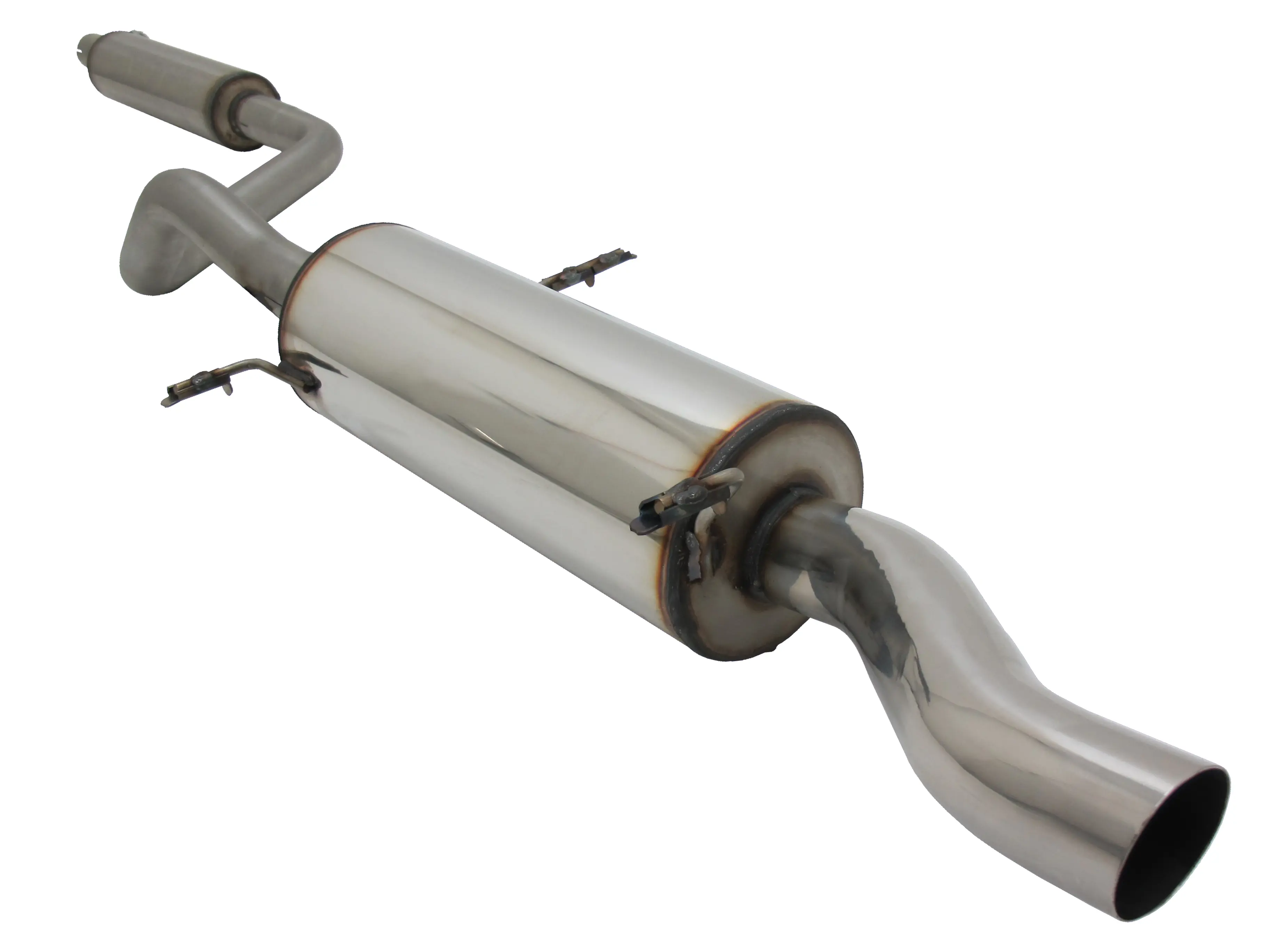 Novus Sportauspuff Anlage 55mm 1x60mm S-Design für VW Golf 1 Cabrio