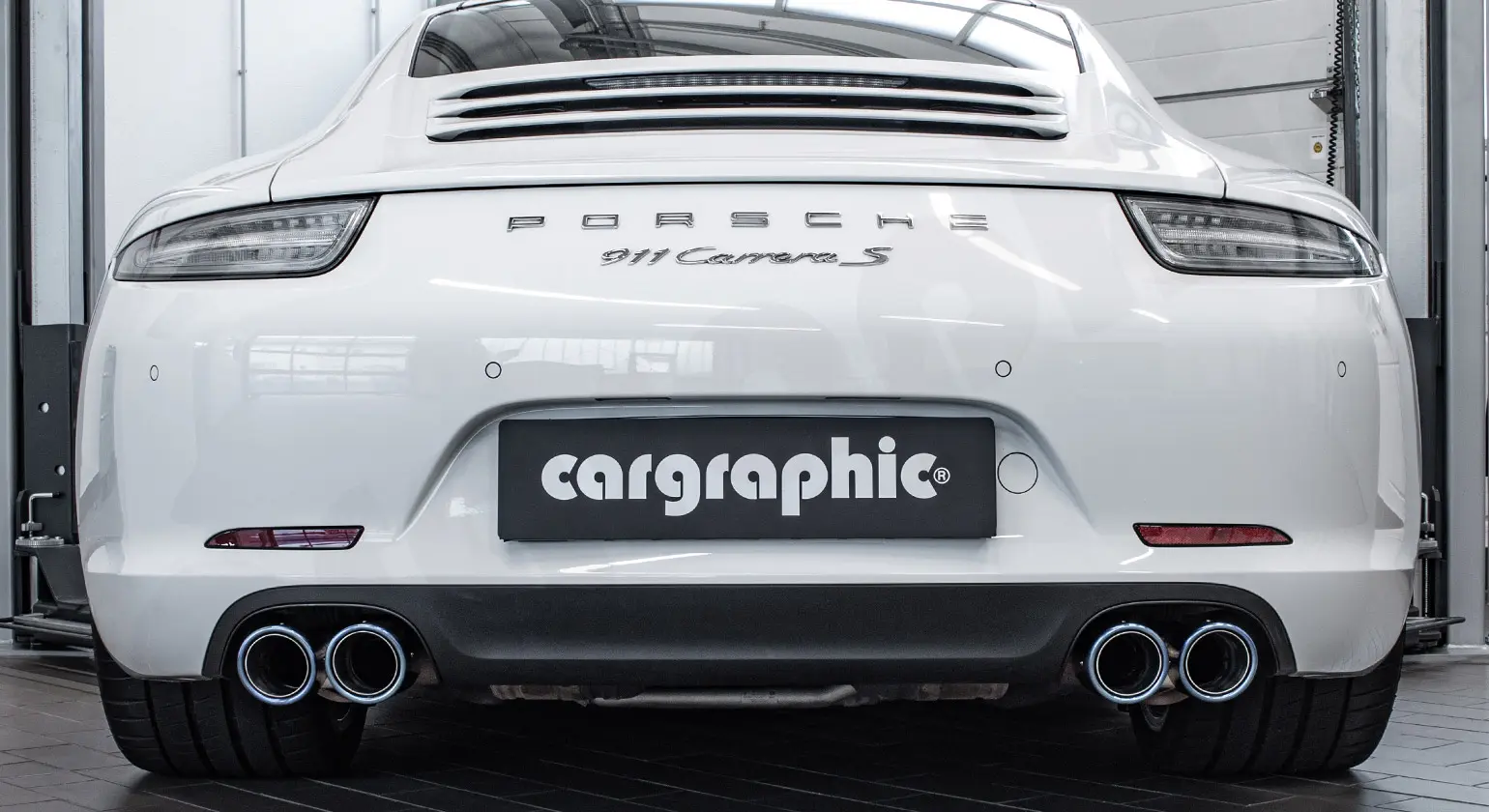 CARGRAPHIC Sport Endrohre für Porsche 997/991 Bild
