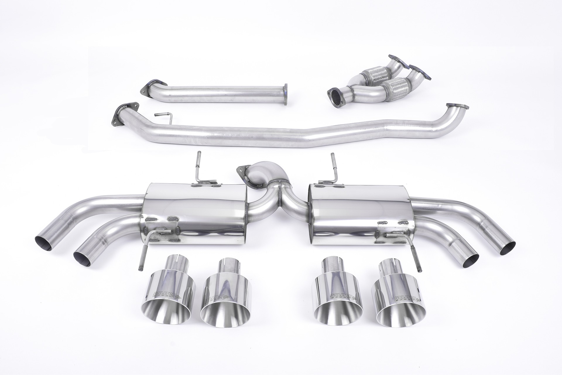 Milltek Komplettanlage (non-resonated) für Nissan GT-R R35