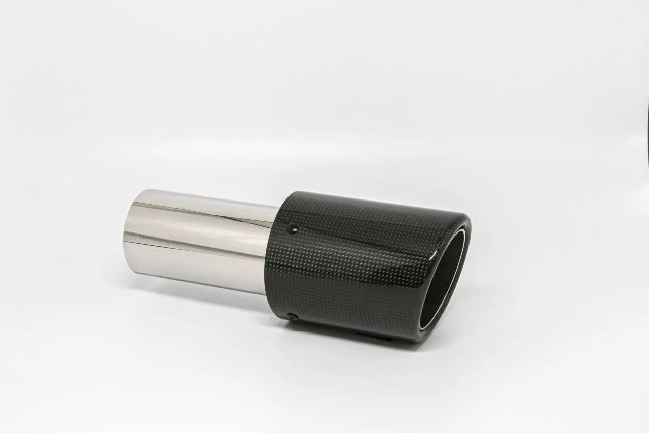 Friedrich Motorsport 90mm Carbon-Endrohre Edelstahl günstig