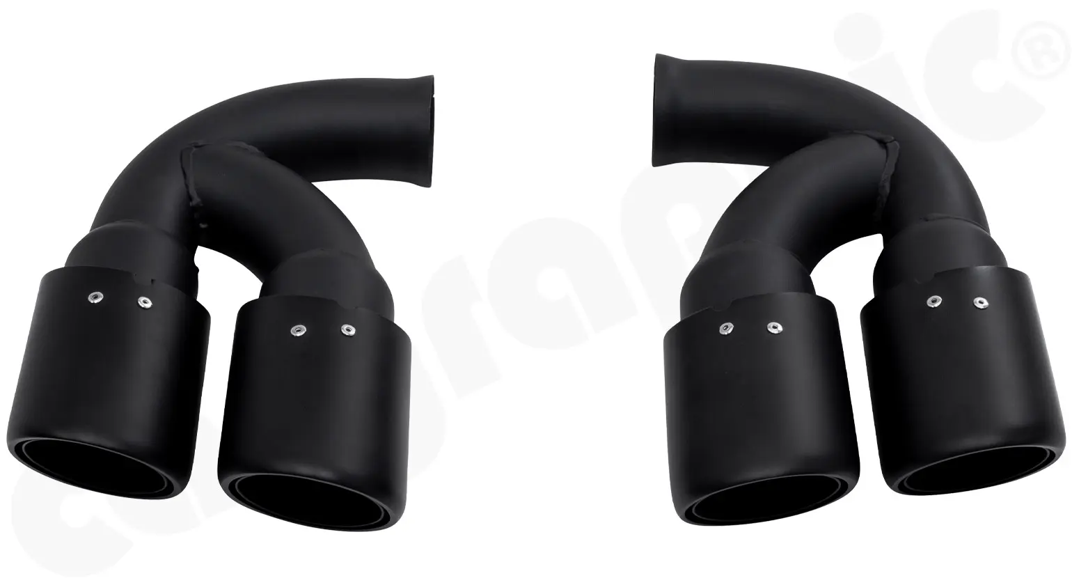 CARGRAPHIC Doppelendrohrsatz für Porsche Cayenne 