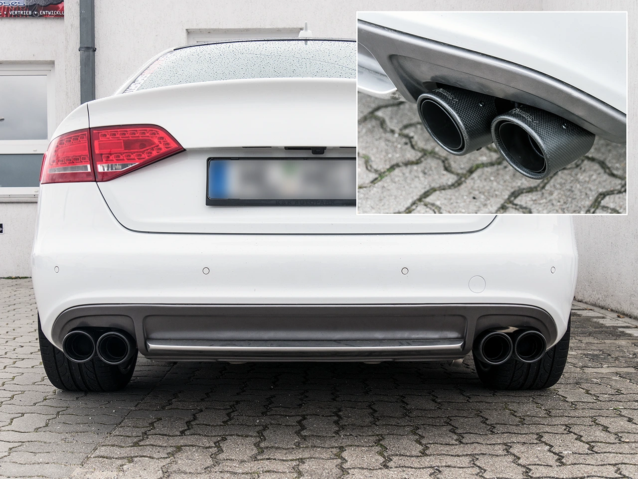 EGO-X/Bull-X Abgasanlage 3 Zoll für Audi A4/A5/S4/S5 B8 Foto