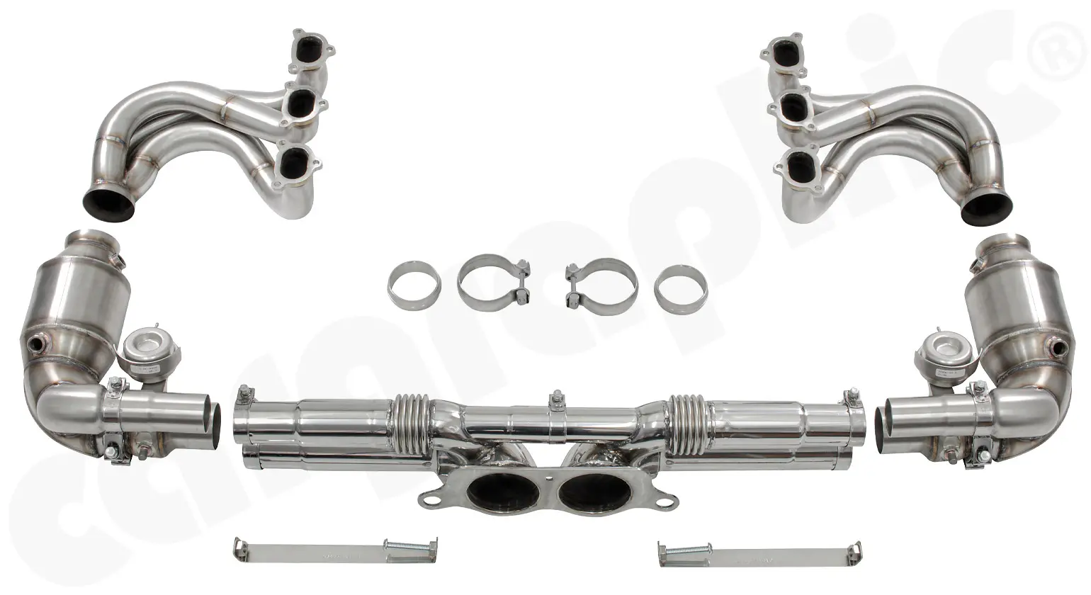 CARGRAPHIC Sportabgassystem für Porsche 997.2 GT3 Tuning