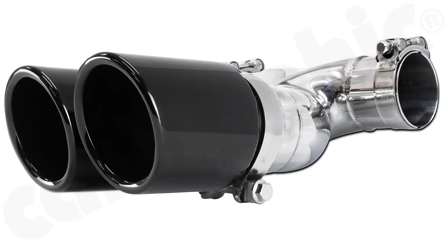 CARGRAPHIC Sport Doppel-Endrohr X für Porsche 987 Bild