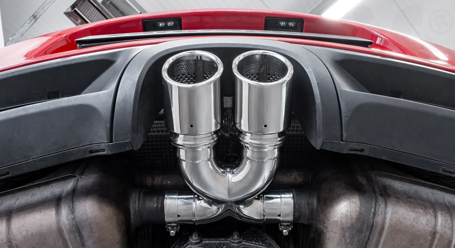 CARGRAPHIC Sport Endrohr für Porsche 981 Tuning