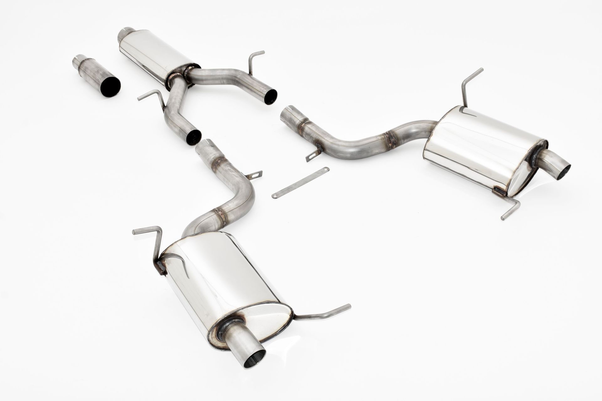 Friedrich Motorsport 76mm Duplex-Anlage Mercedes R172 SLC 