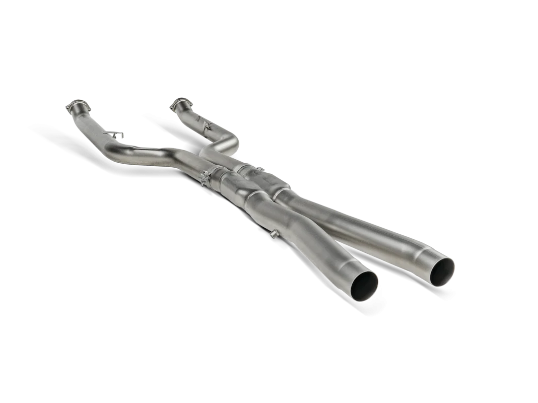 Akrapovic Evolution Link Pipe Set Titan OPF-Ersatzrohr inkl. Nach-Kat-Ersatz BMW M5 G90 G99