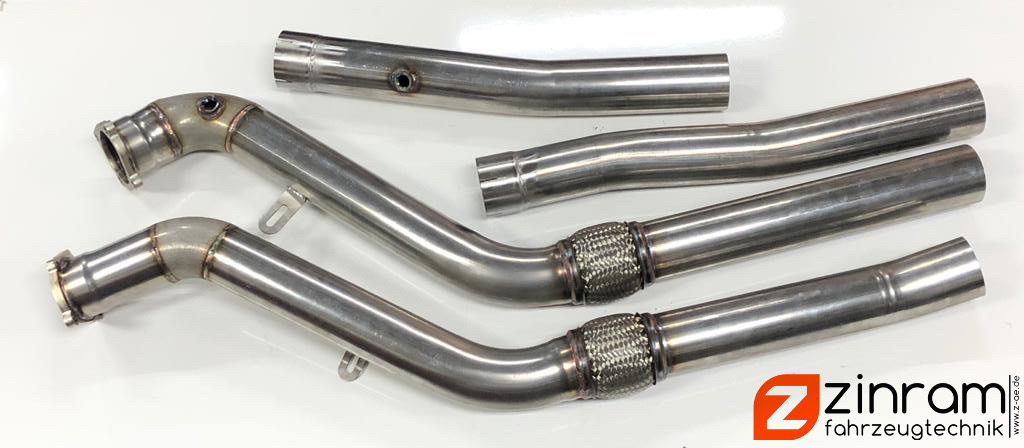 Zinram Downpipes Audi RS6 4F 76,1mm 3__ Top Qualität kaufen