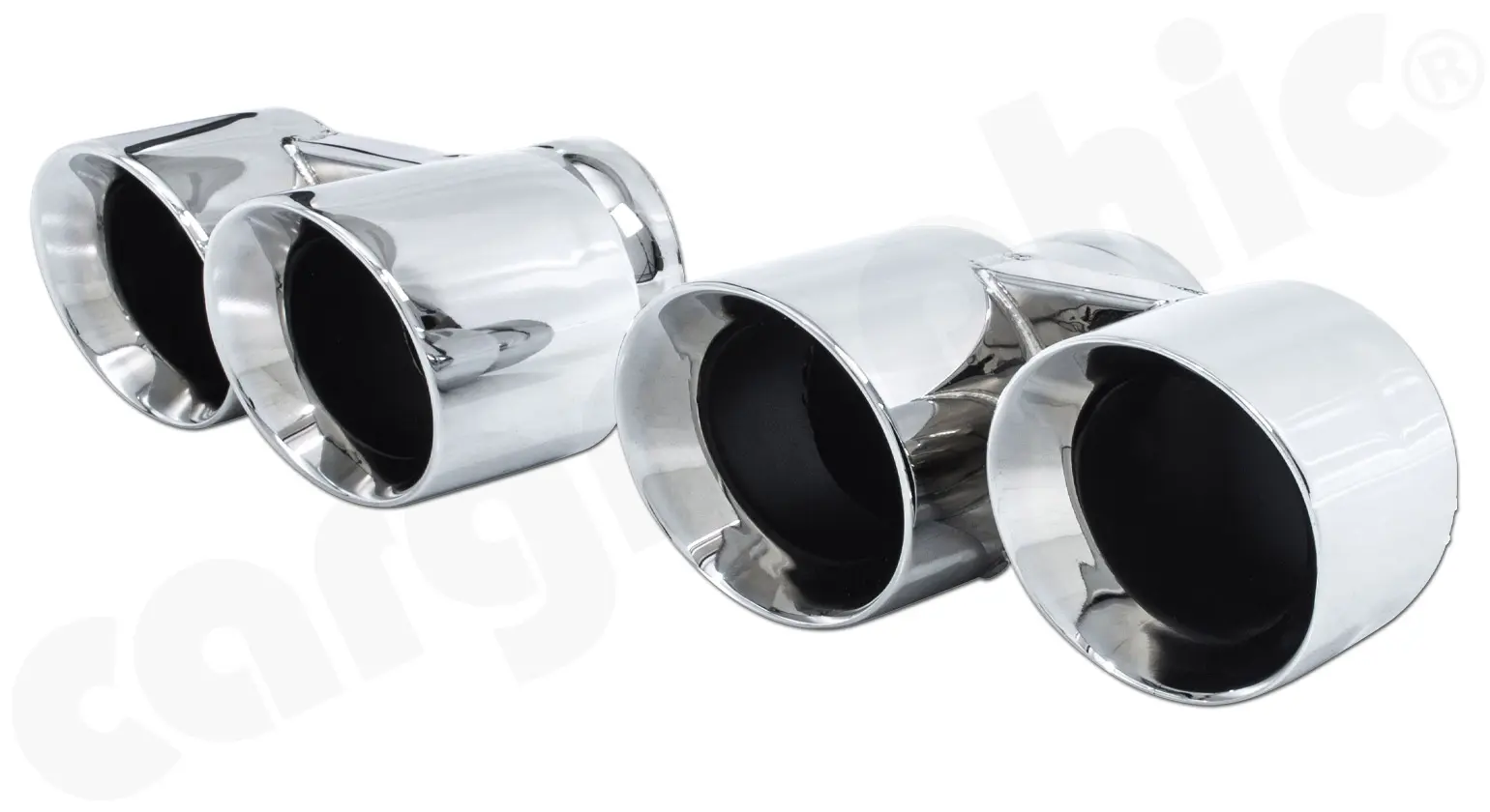 CARGRAPHIC Sport Endrohre für Porsche 997.1 Turbo Foto