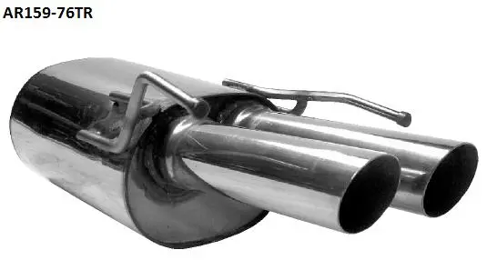 Bastuck Sportauspuff Alfa Romeo 159 2x76mm schräg Foto