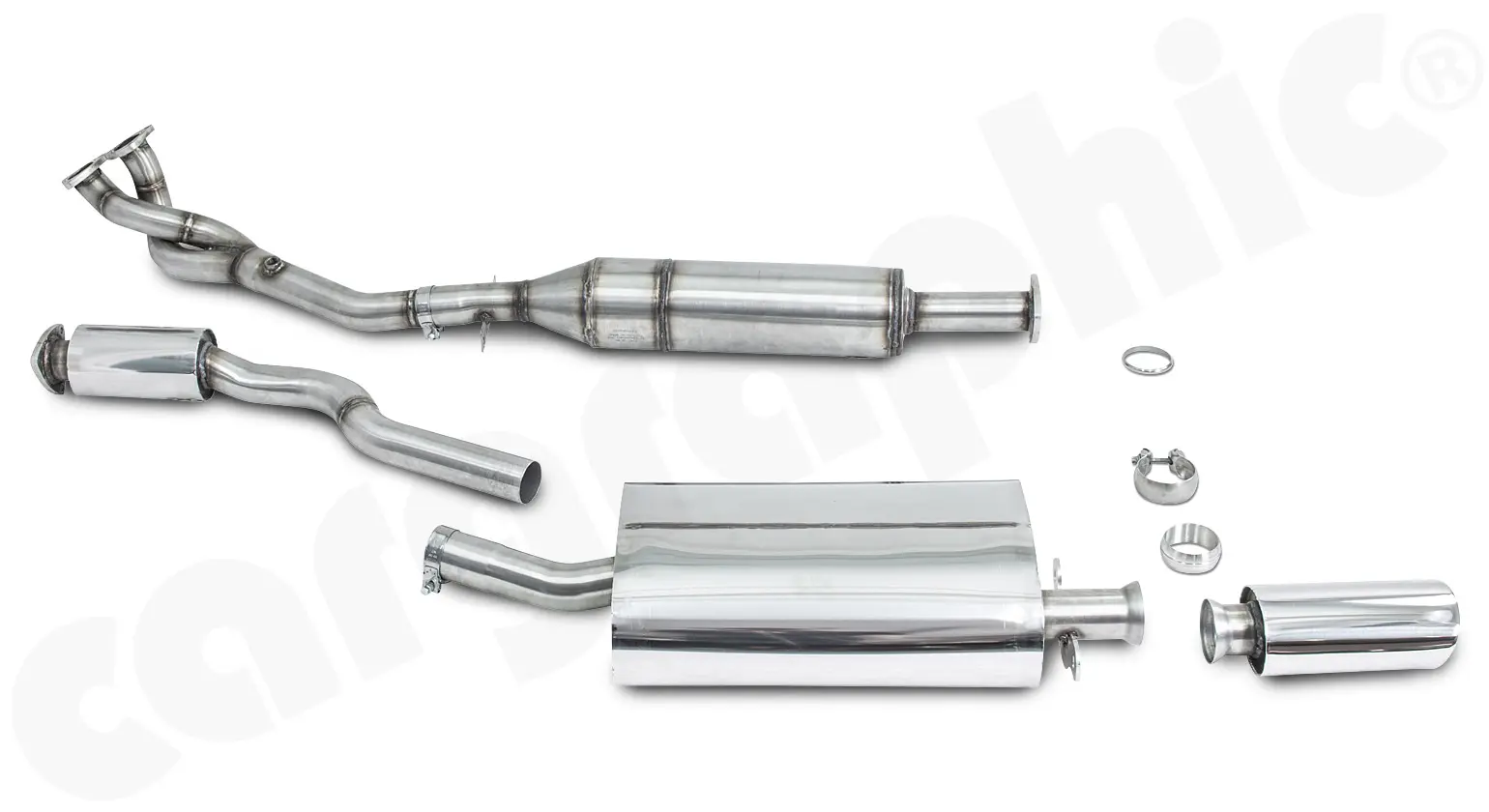 CARGRAPHIC N-GT Abgasanlage für Porsche 944 S2 günstig