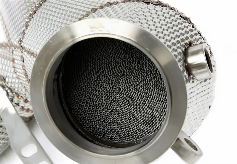 TA Technix Downpipe mit Sportkat für BMW N63 Foto