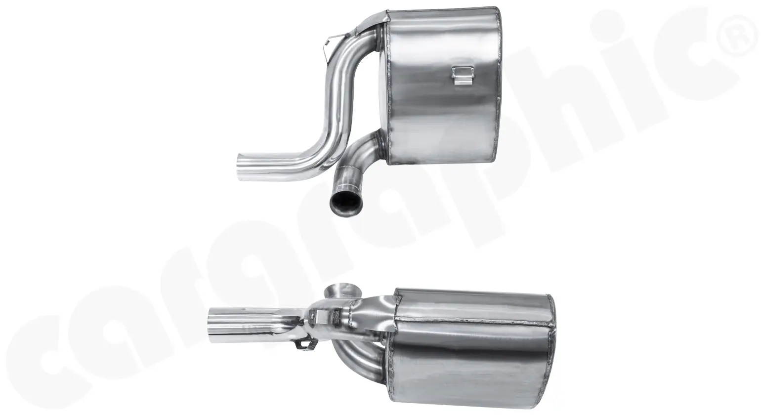 CARGRAPHIC Endschalldämpfer für Porsche 993 Turbo Bild