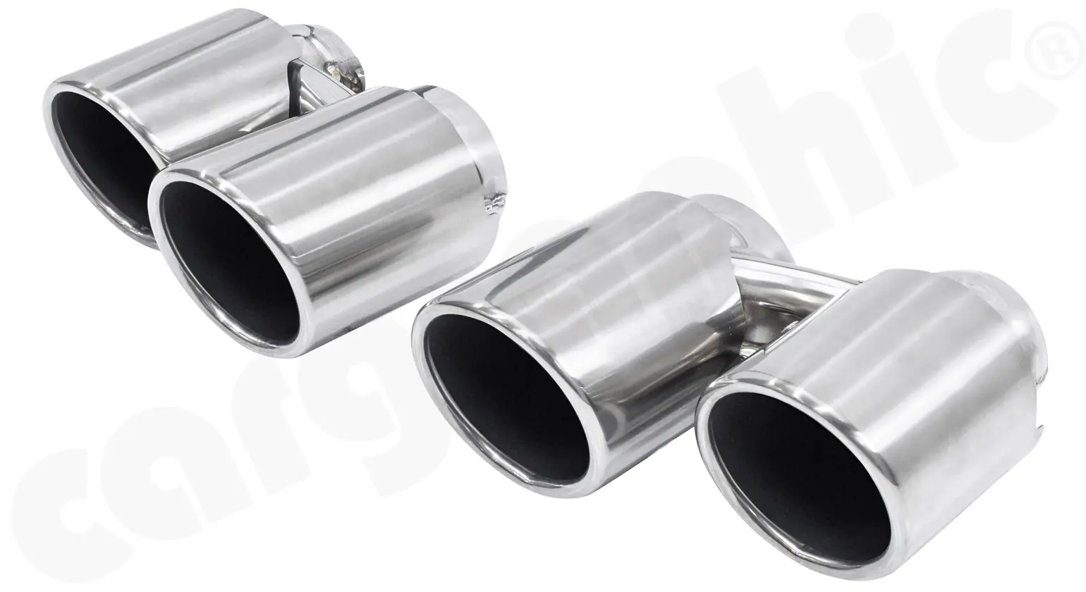 CARGRAPHIC Sport Endrohre für Porsche 997/991 Foto