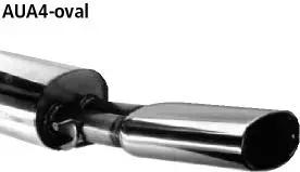 Bastuck Sportauspuff für Audi A4 Typ 8D2/B5 (Limousine) 153x95mm, oval