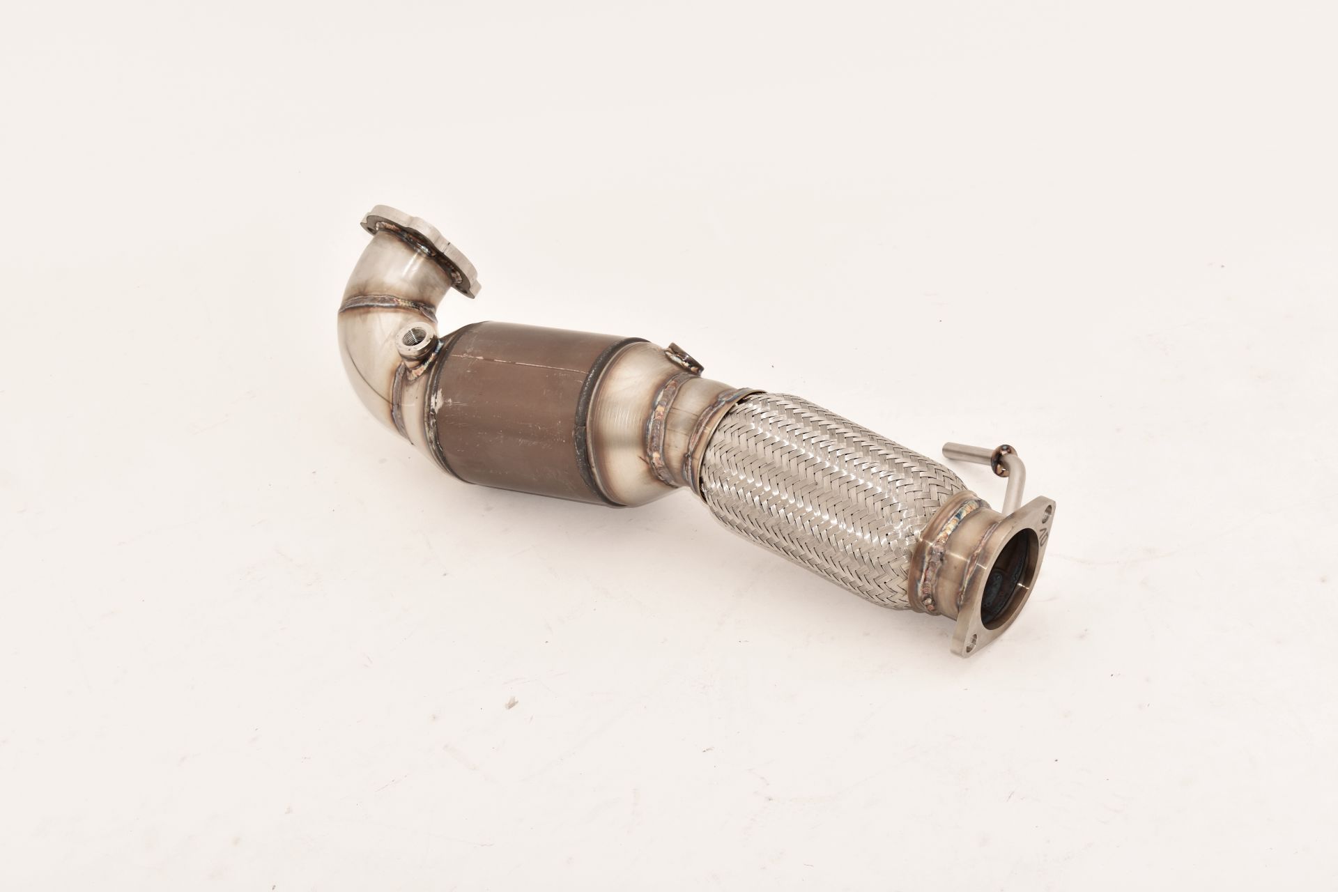 Friedrich Motorsport 76mm Downpipe mit 200 Zellen Sport-Kat. Edelstahl 