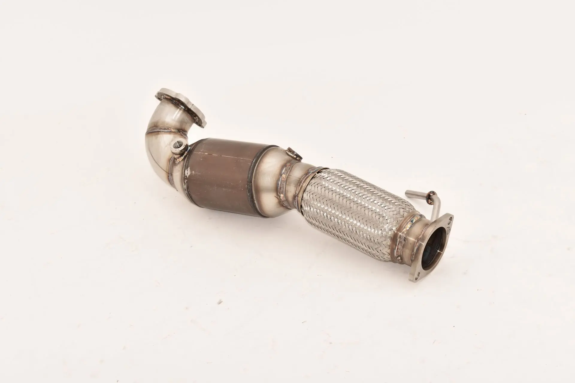 Friedrich Motorsport 76mm Downpipe mit 200 Zellen Sport-Kat. Edelstahl 