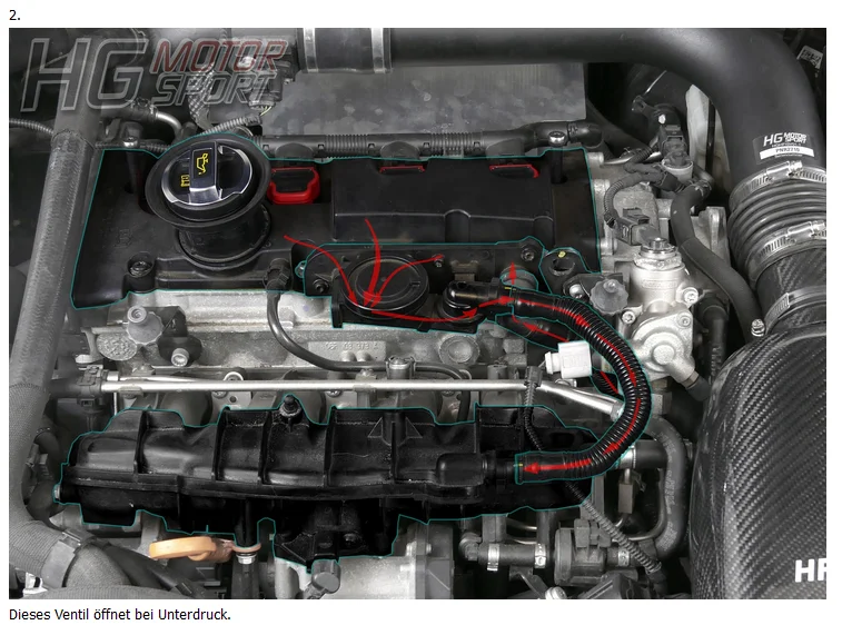 PCV FIX schwarz VAG 2.0 T(F)SI E4/E5 HF-Series Anleitung