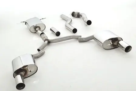  Friedrich Motorsport 76mm Duplex-Anlage Edelstahl