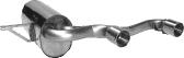 Bastuck Sportauspuff für Renault Mégane II Typ BM/CM 2x76mm, gerade