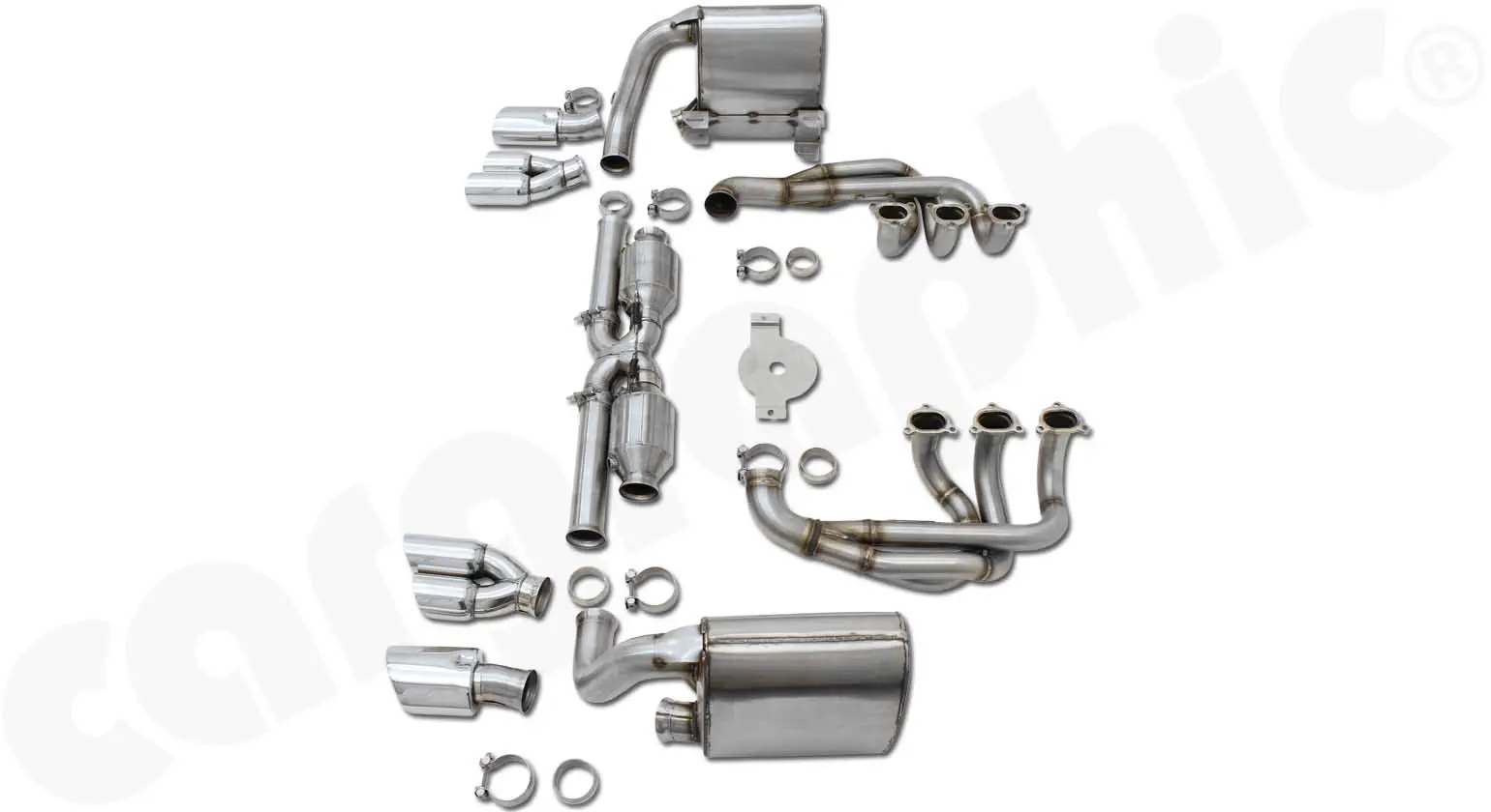 CARGRAPHIC Sportauspuff für Porsche 996.1 GT3 günstig