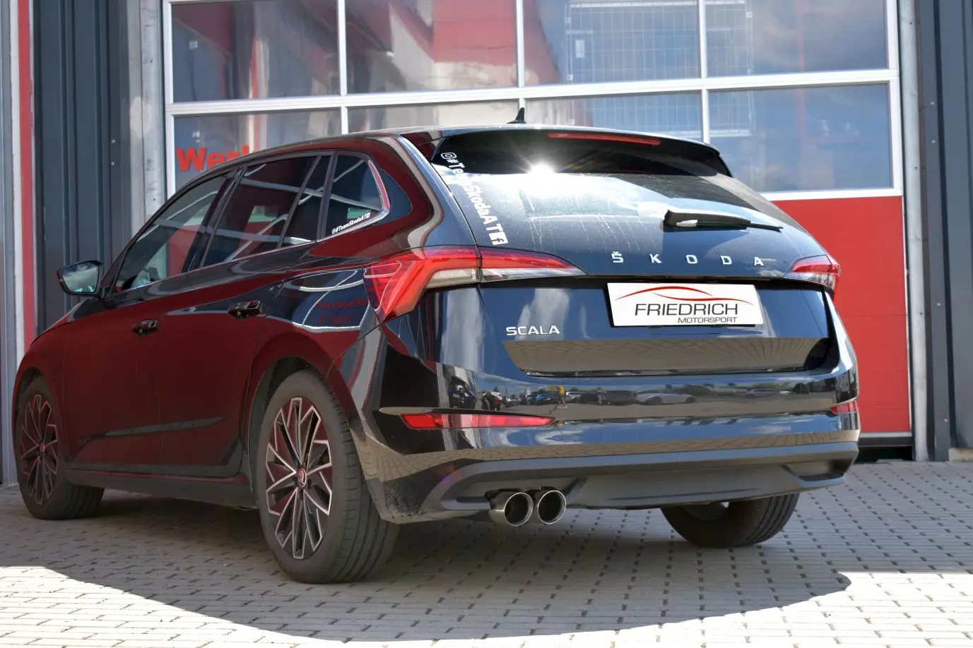 Friedrich Motorsport Endschalldämpfer Skoda Scala 