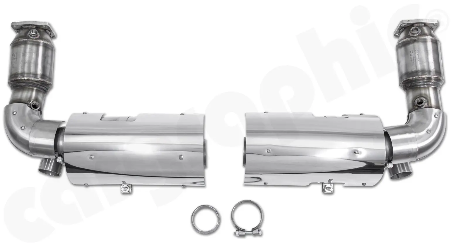 CARGRAPHIC Sportauspuff für Porsche 996 Turbo GT2 Details