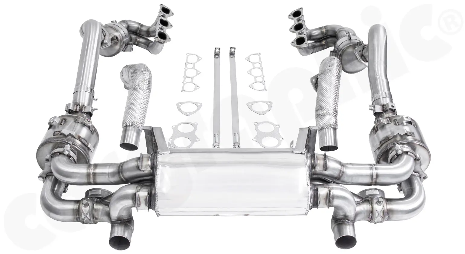 CARGRAPHIC Motorsport Auspuff für Porsche 718 GTS 