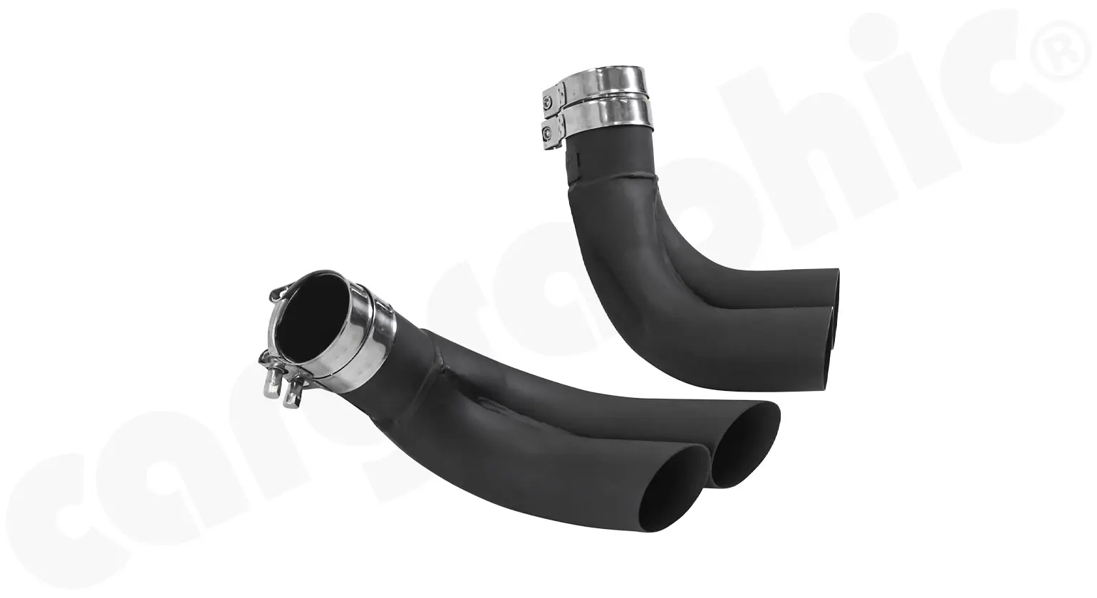 CARGRAPHIC Doppel Endrohrsatz für Porsche 993 Turbo Bild