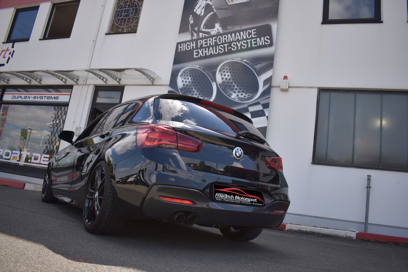 Friedrich Motorsport 76mm Sportendschalldämpfer BMW 1er F20/F21  Friedrich Motorsport 76mm Endschalldämpfer BMW 1er kaufen